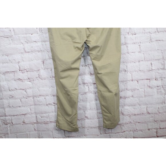 LL Bean Comfort Stretch Dock Pants Classic Fit Straight Leg Khaki XXL 34" - Picture 7 of 10